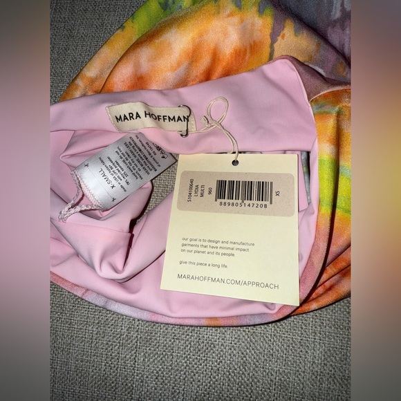 664.  Mara Hoffman Lydia Bikini Bottom - Picture 5 of 6